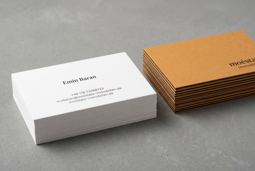 Exklusiv Rückseite Weiß Cotton Karamell Duplex-Kante