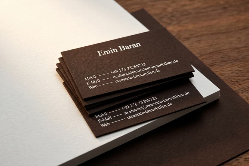 Exklusiv Rückseite Espresso Cotton Weiß Foil