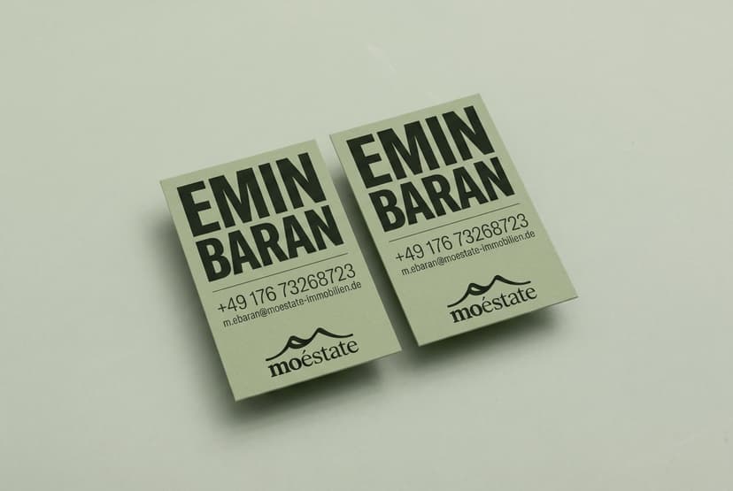 Exklusiv Rückseite Salbei Cotton Fette Typografische Hierarchie