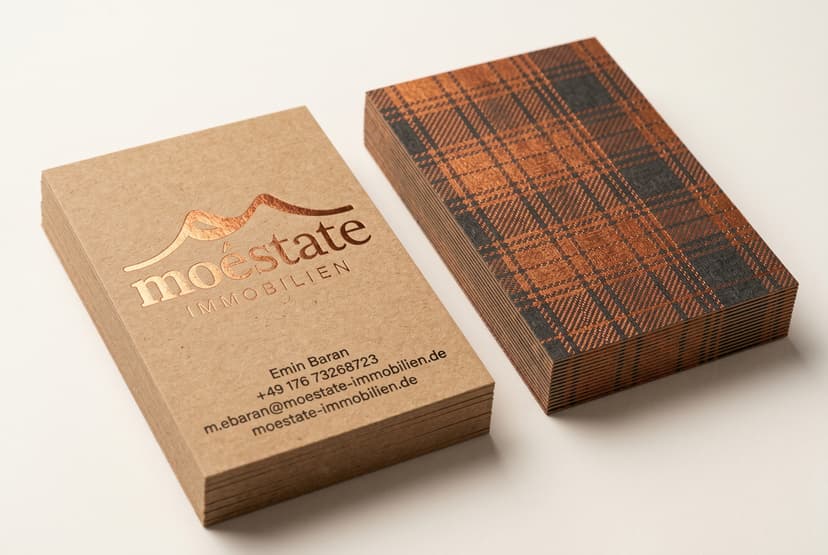 Exklusiv Vorderseite Kraft Tartan Kupfer Foil korrekte Kontaktdaten