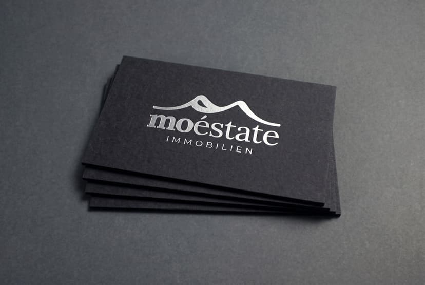 Exklusiv Vorderseite Schwarz Cotton Silber Foil